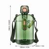 Adjustable  Shoulder Strap Portable Outdoor  Cup Leakproof Sealed Lid Travel  Mug  Sports Training