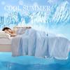 Large Cooling Blanket For Sleepersdual-Sided Soft&Lightweight Summer Bedding,100% Polyester Woven Quilted Throw,Machine Washable