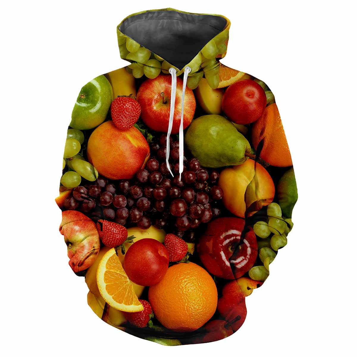 

Осенние толстовки с принтом фруктов и овощей с 3D-принтом для мужчин и женщин, модные повседневные толстовки с капюшоном большого размера, пуловеры, спортивная одежда XL