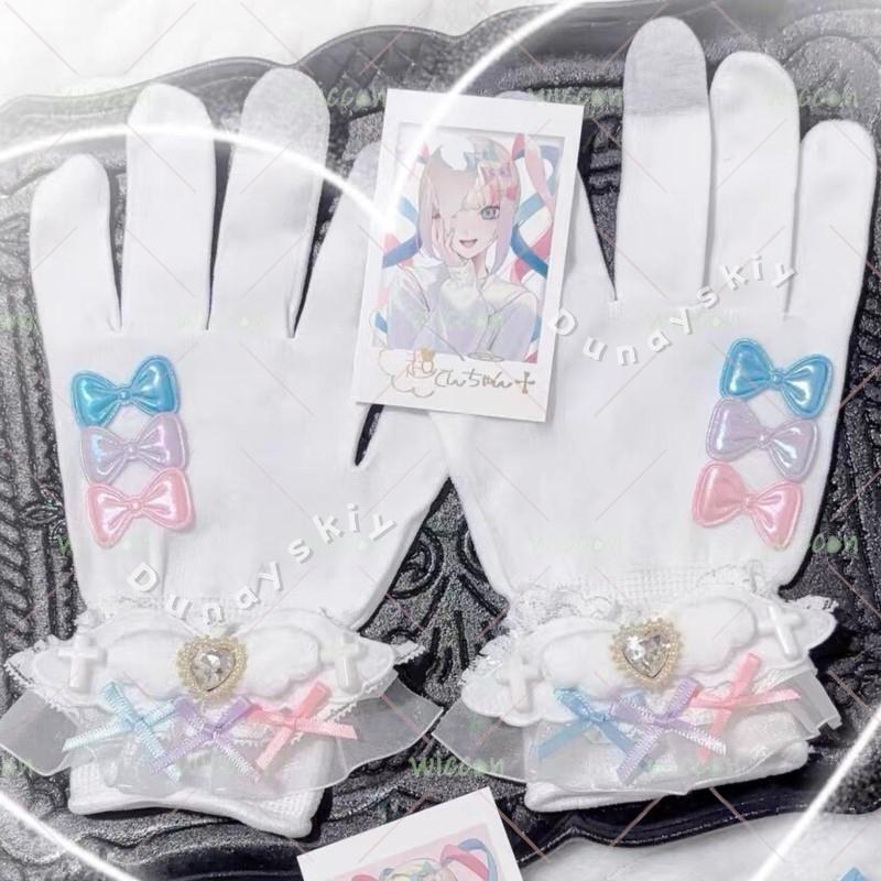 

Needy Streamer Overload OMGkawaiAngel Handmade Japanese Style Rhythm Game Gloves Cosplay Accessory For Anime Game Fans Halloween One Size