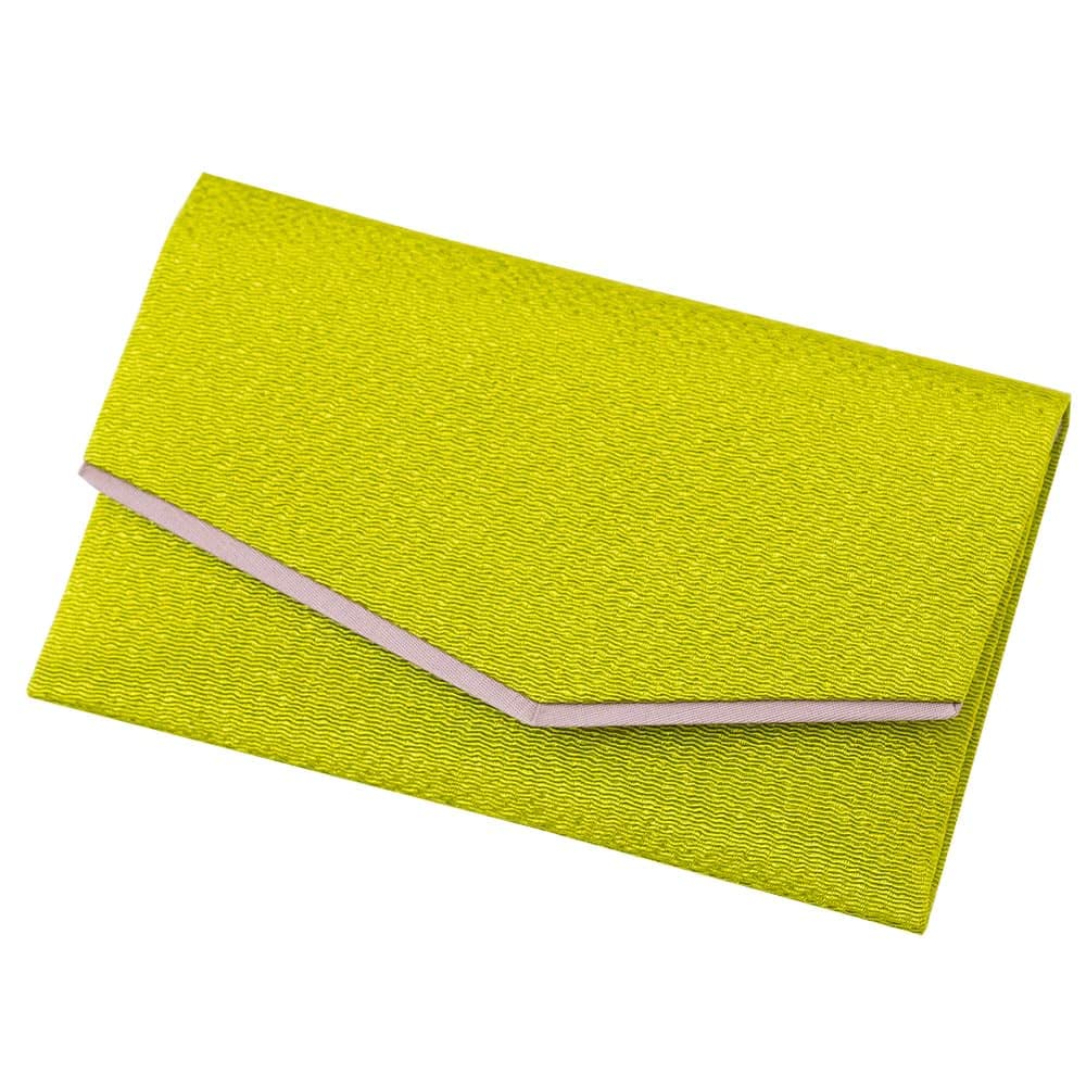 

Kiyo Kobo Women s Prayer Beads Bag, Bi-fold, Chirimen, Kyoto Style, Pouch, Case, Two-Tone, Made in JapanGreen