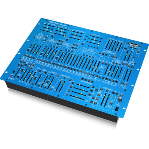 Behringer 2600 BLUE MARVIN Analog Synthesizer, Blue Model, Semi-Modular, 8U Rackmount, with Mechanical Spring Reverb