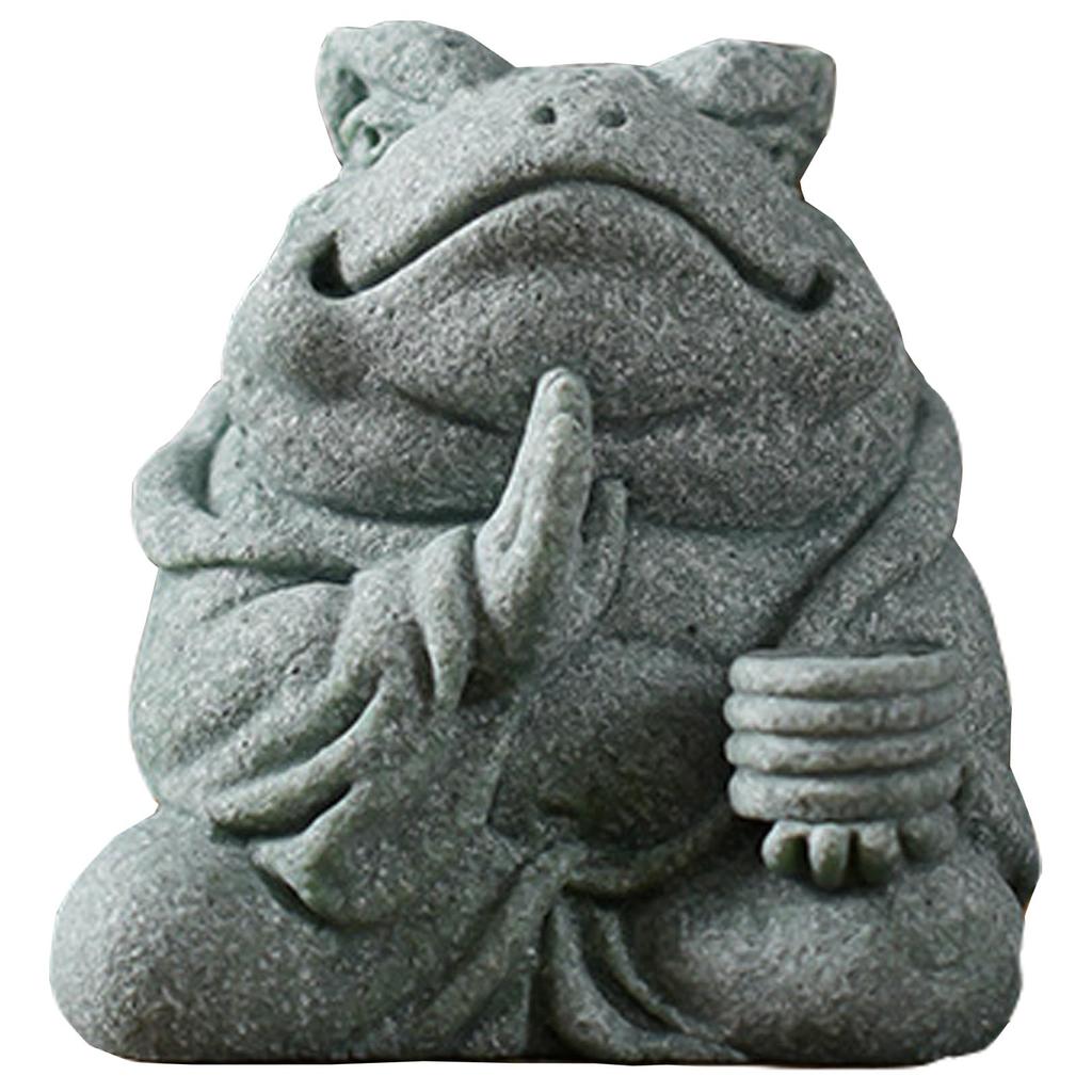 Sac Taske Frog Jizo Figurine, Interior Goods, Good Luck, Entryway, Garden, Soothing (Toad)