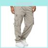 Tactical Pants Mens Cargo Work Pants With Multiple Pockets Durable Polyester For Outdoor Hiking