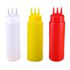 Ketchup Bottle Press, Container with Three Holes for Outdoor Restaurants