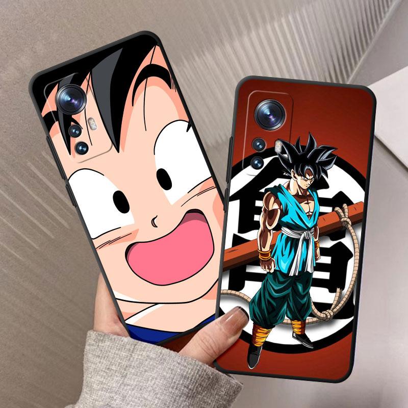 Dragon G-Gokus Handyhülle für Xiaomi Mi A2 Lite 10S 9T 10T 11T 9 SE Note 10 Pro 12X 11 Lite 10 5G 12 Silikon Schwarz Weiche Hülle