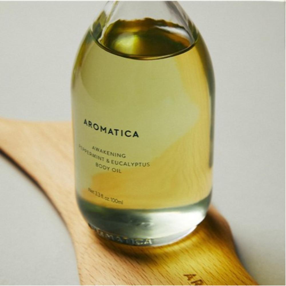 AROMATICA Body Oil 100ml / 3.38 fl.oz - Vegan Massage & Moisturizing Oil, K-Beauty