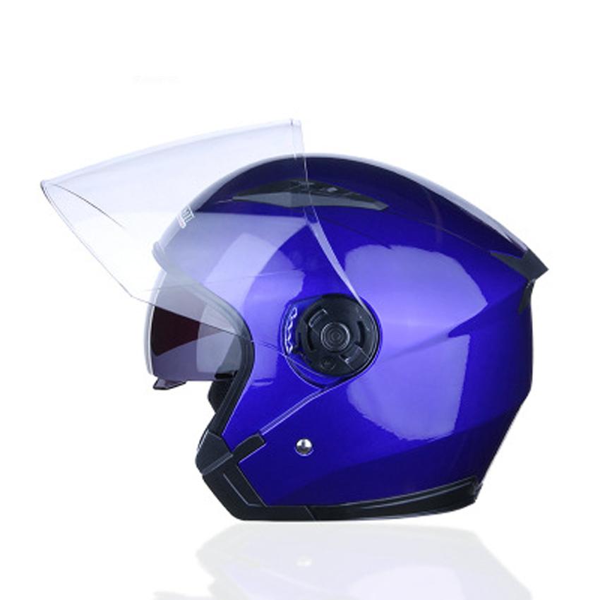 High Quality Motorcycle Helmets Electric Bicycle Helmet Open Face Dual Lens Visors Men Women Summer Scooter Motorbike Helmet Dot