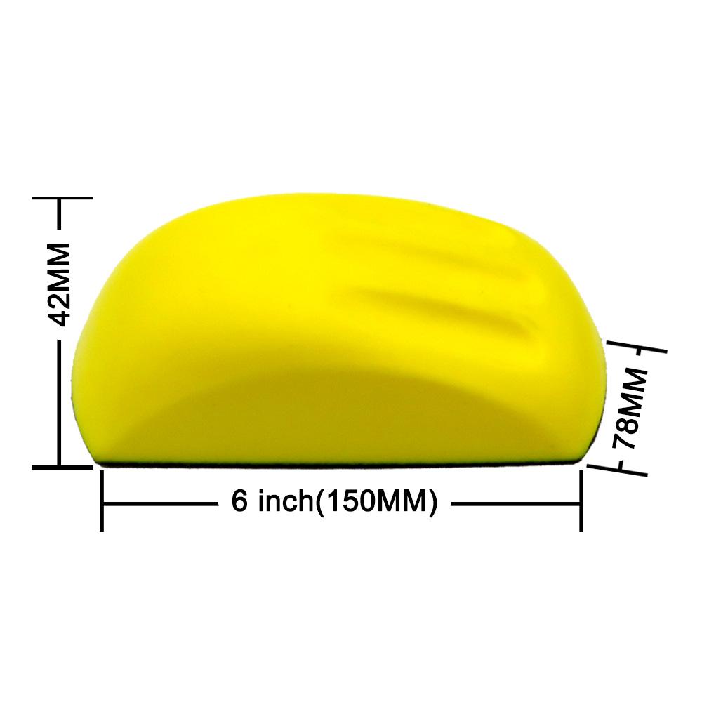 Sanding Disc Holder Sand paper Backing Polishing Pad Hand Grinding Block PU Foam Sanding Disc for Polishing Wood and Metal