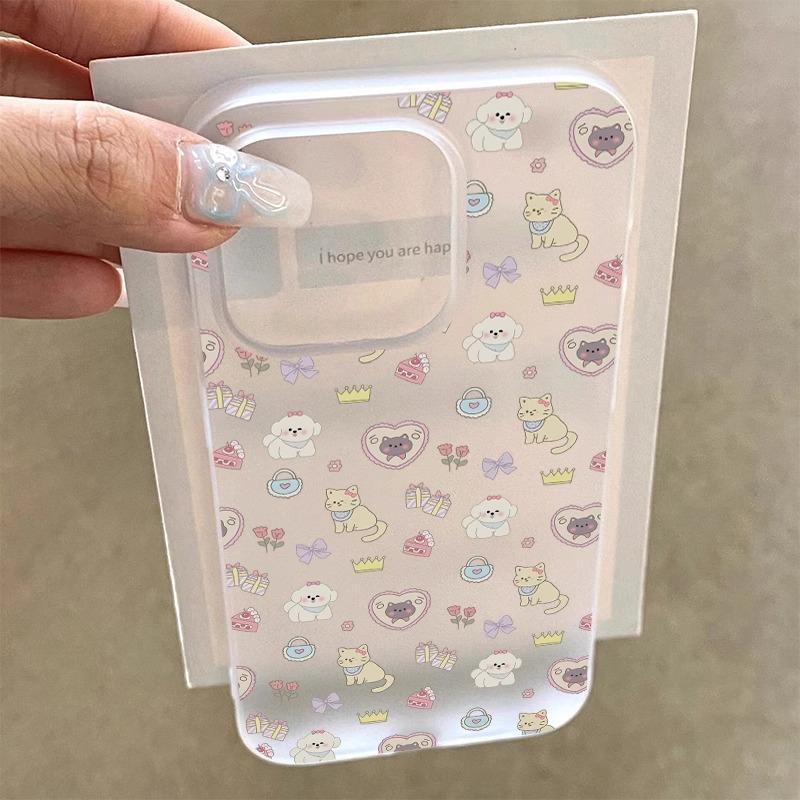 Cats and Dogs for Apple 15promax Mobile Phone Case Creativity for IPhone14promax New Style 16 Cute 13