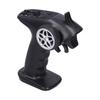 2,4 GHz Fernbedienung Digitaler Sender Empfänger für 1/8 1/10 1/16 1/32 RC Auto BootSchwarz