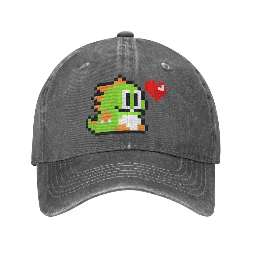 Bubble Bobble   Casual Baseball Cap Summer  Trucker Hat Breathable Outdoor Sports Snapback Cap Women Men y2k Retro Baseball Caps