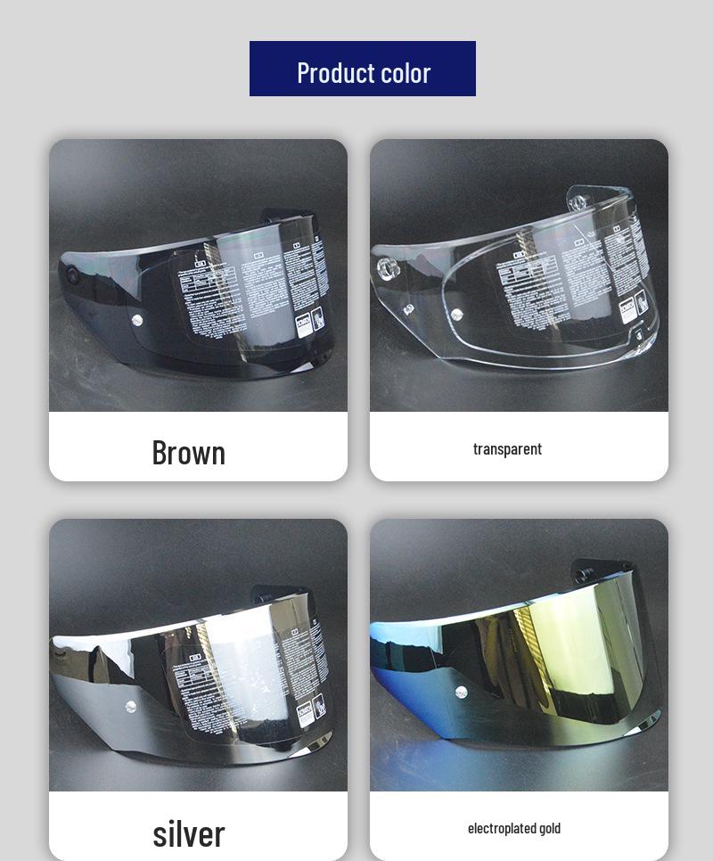 Clear Plated Visor for FF-353, 320, 328, 800 Motorcycle Helmets