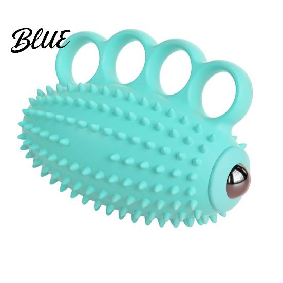 Adjustable Vibration Hand Massager Electric Finger Exercise Ball 3 Modes Therapy Grip Strengthener Carpal Tunnel Relief Silicone Squeeze Ball