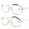 1 tk Fashion Unisex kerge kullast metallraamiga eakate prillid hüperoopiaprillid