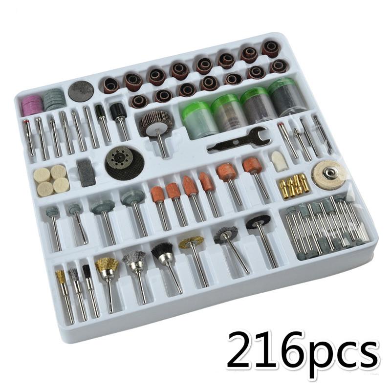 Multi-function Electric Grinding 216pcs/Set Drill Grinder Tool Accessories for Milling Polishing