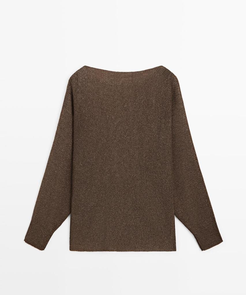 Masimodutti Cotton Blend Fluid Knit Sweater