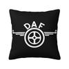 DAF Truck Logo Print Throw Pillow Case for Home Bed Sofa Car Office Cushion Cover Soft Throws Pillowcase Decoration 18x18 Inch