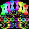 15/35Piece Glow Stick Bulk Set - 8" Multicolor Glow in the Dark Necklaces, Bracelets & Glasses | Party Decor ZSY