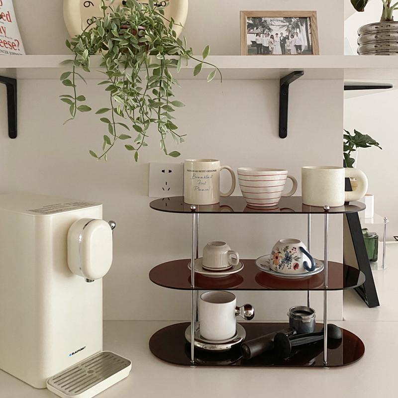 Inspired Acrylic Cup Organizer for Living Room and Office