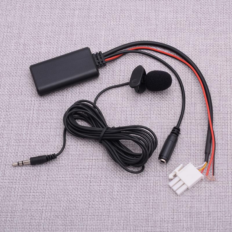 3 Pin AUX Bluetooth Cable Adaptor Module & Microphone fit for Honda Goldwing GL1800 Audio Nav