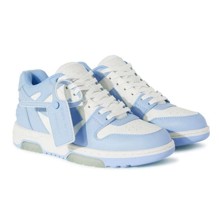 (WMNS) Off-White Out Of Office Low-top Sneakers 'Blue White' Women's OWIA259C99LEA0060140