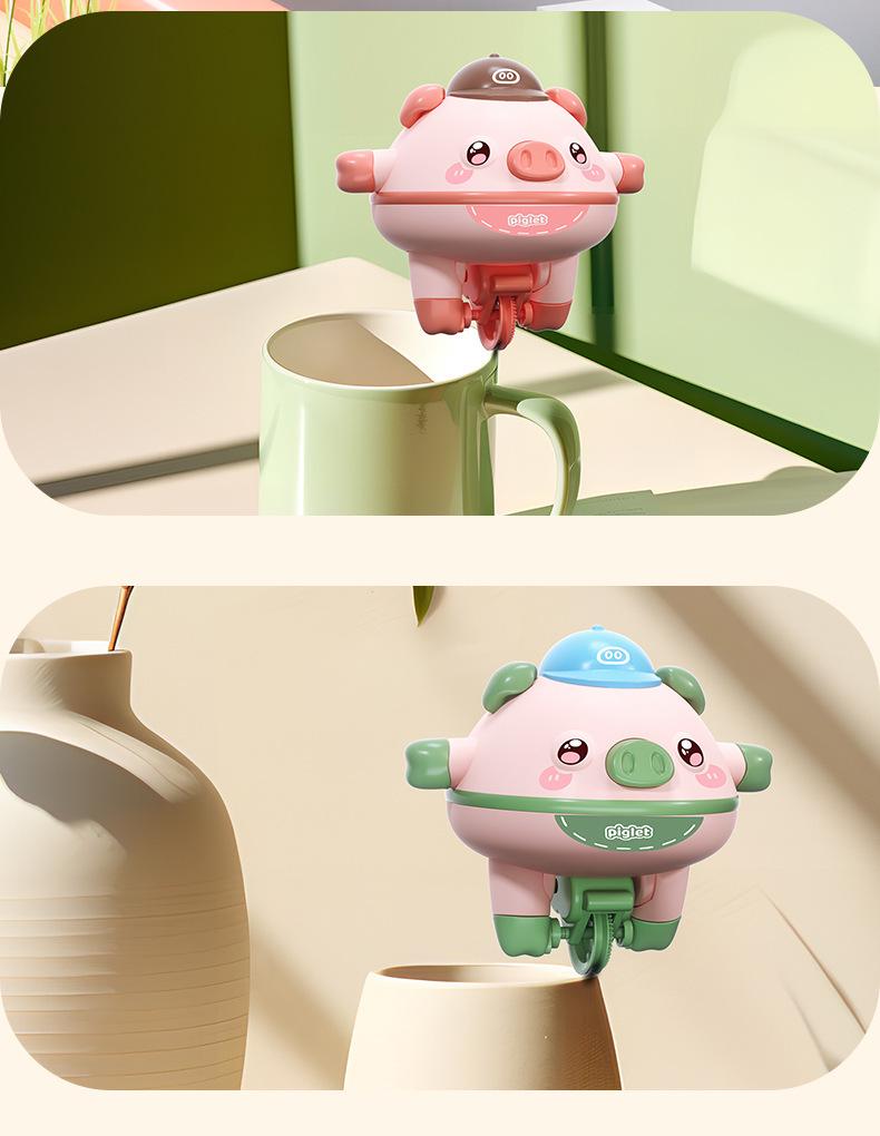 Kids' Balance Pig: Electric Roly-Poly Unicycle & Educational Spinning Top