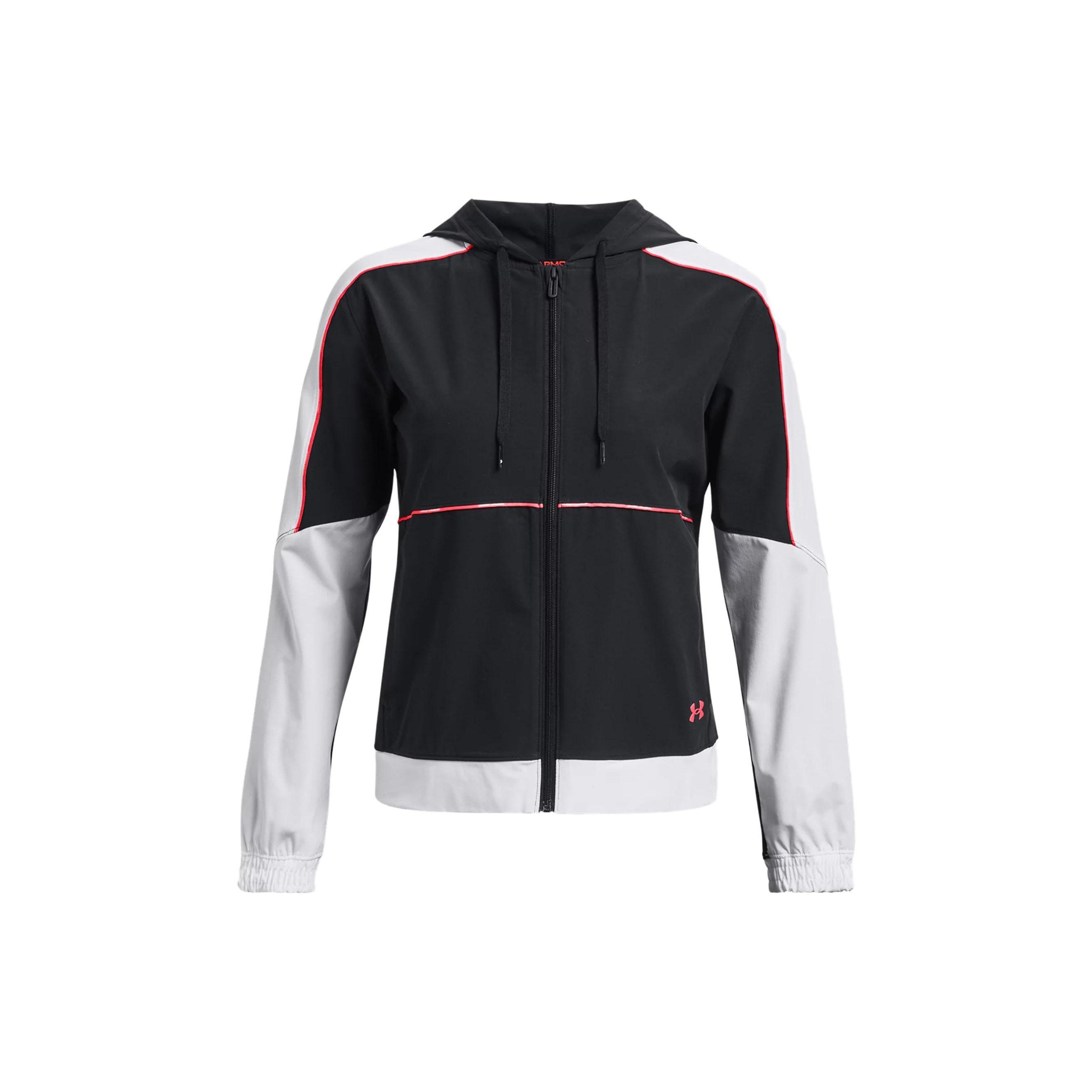 

Under Armour Куртка Hoops Essential Color Block Водонепроницаемая куртка с капюшоном Женская куртка Черная 1380306-002 XL