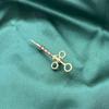Fashion Medical Equipment Syringes Metal Brooches Clothing Accessories