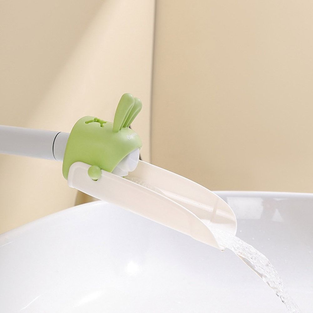 Rabbit Sink Faucet Extender Cute Baby Hand-washing Faucet Faucet Extender  Hands Washing Toy