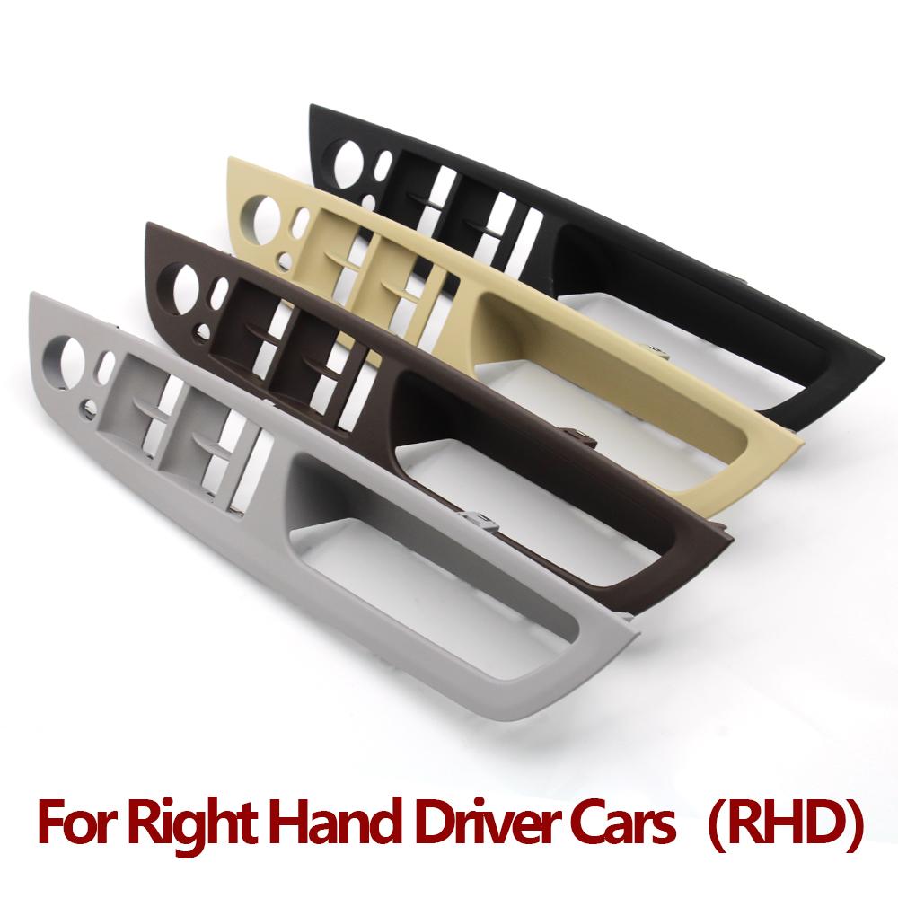 LHD RHD Upgraded Interior Door Pull Handle Armrest Panel Trim Cover Replacement For BMW X5 X6 E70 E71 E72 2007-2014