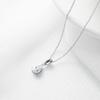Versatile Personality and Temperament Zircon Necklace Simple Waterdrop Necklaces Fashion Age Reduction Colored Jewelry