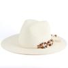 Summer new fashion casual Panama straw hat outdoor beach visor women's sun hat