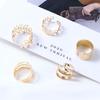 Women Without Pierced Gift C-Shape Korean Style Earrings Ear Bone Clips Earring Set Leaves Ear Cuff