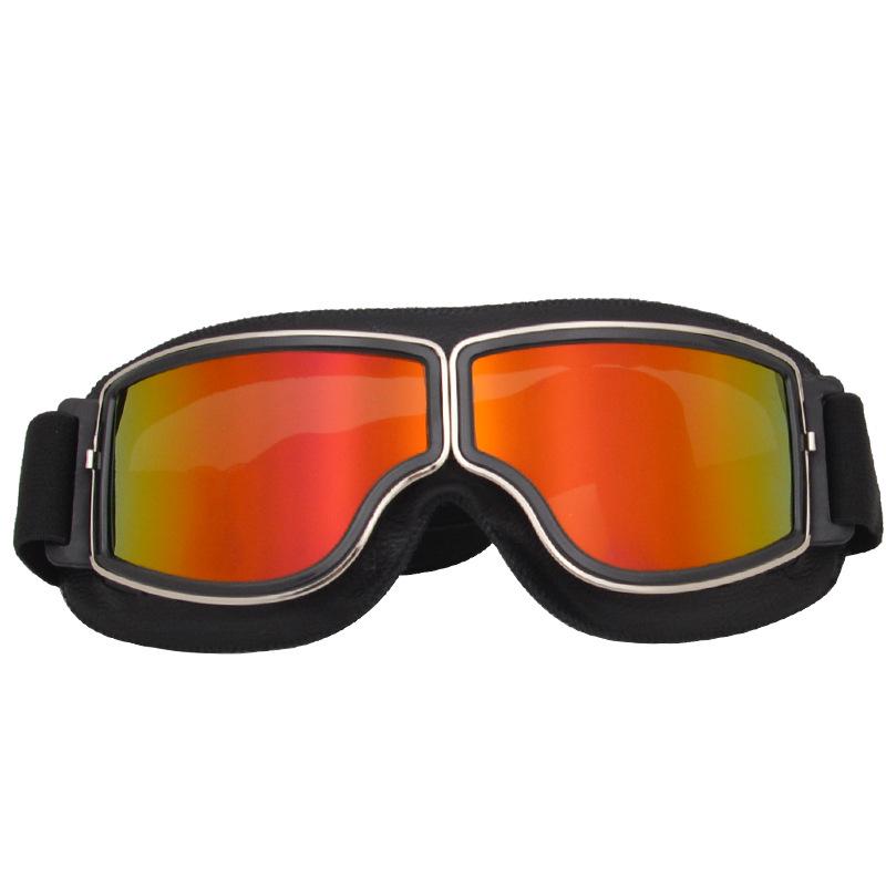 Retro Motorcycle Riding Goggles - Windproof & Dustproof for Off-road & Electric Vehicles