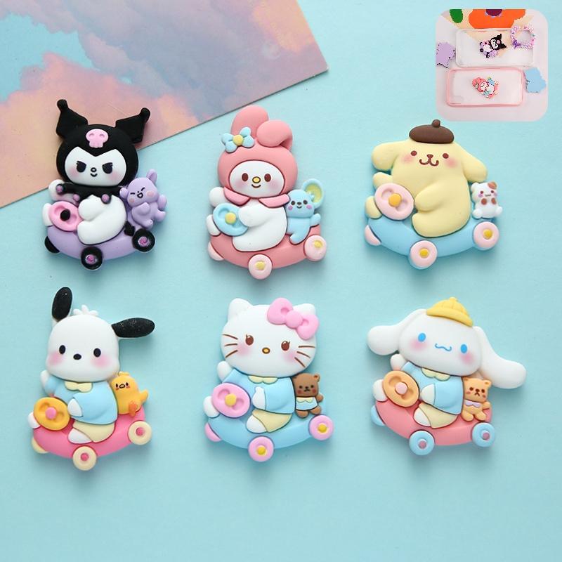 Cartoon Dog Car Tree Resin Accessories Cream Jelly Diy Phone Case Hairpin Water Cup Stationery Patch Material Characters)