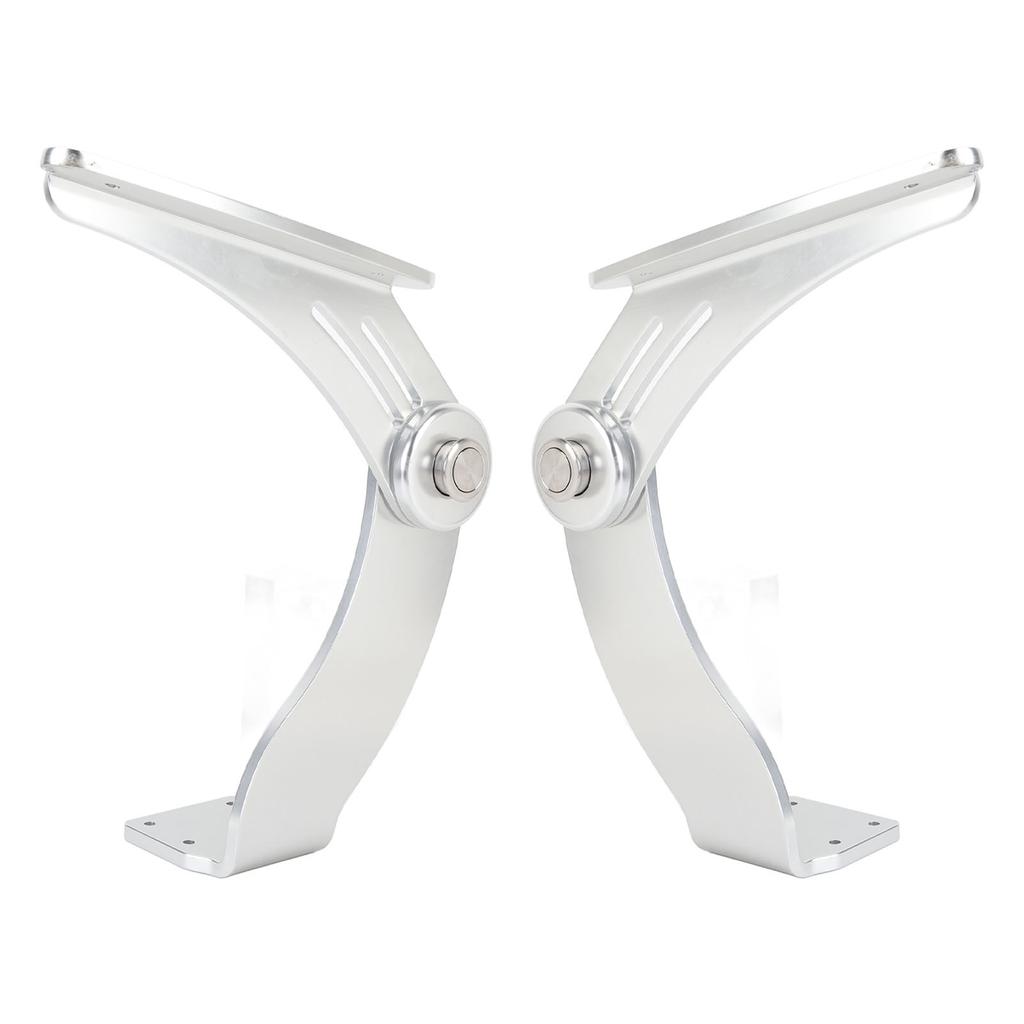 Paar Marine Armlehnen-Schwenkarm Aluminiumlegierung Verstellbarer Winkel Solide Stütze Boot Klappbare Armlehnen-Schwenkarme für Yacht Schiff