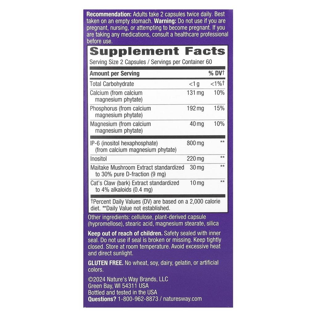 Nature'S Way, Cell Forté Max3, 120 Veggie Capsules