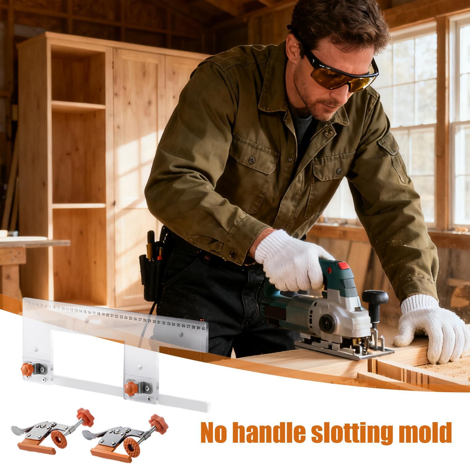 

Grooving Auxiliary Tool Precision Home Woodworking Routing Template For Professional Cabinet Makers Furniture Manufacturing China Mainland