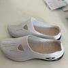 Women's Breathable Knit Slip-On Sneakers Lightweight Half Slipper, Comfortable Walking Shoes for All-Season Casual Outdoor Women's Summer Shoes