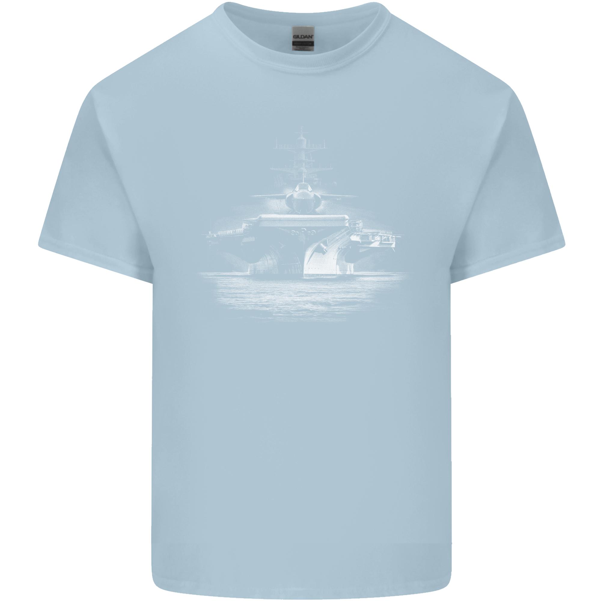 Aircraft Carrier Royal Navy Ship Sailor Unisexs Light Cotton Tshirt S