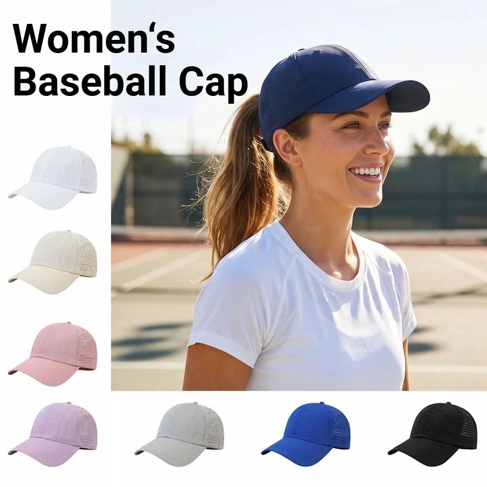 Quick-Drying Women‘s Baseball Caps Lightweight Running Cap Unisex Sun Hat Summer Season