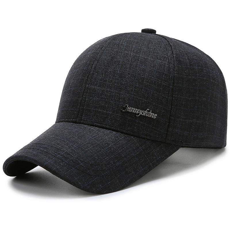 

Шляпы для людей среднего возраста и пожилых людей Мужские весенние и осенние бейсболки Повседневные шляпы для пожилых людей Кепка с козырьком для пожилых людей Тонкая шляпа от солнца Adjustable чёрный