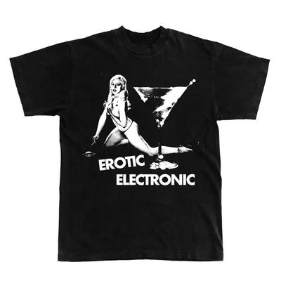 SALE Vtg Slayyyter Erotic Electronic Cotton Black Full Size Unisex Shirt Unisex T-Shirt