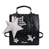 Spring and Summer New Fashion Trend Shoulder Messenger Bag Girls Commuter Leisure Backpack Multi-purpose Double Shoulder Small Schoolbag