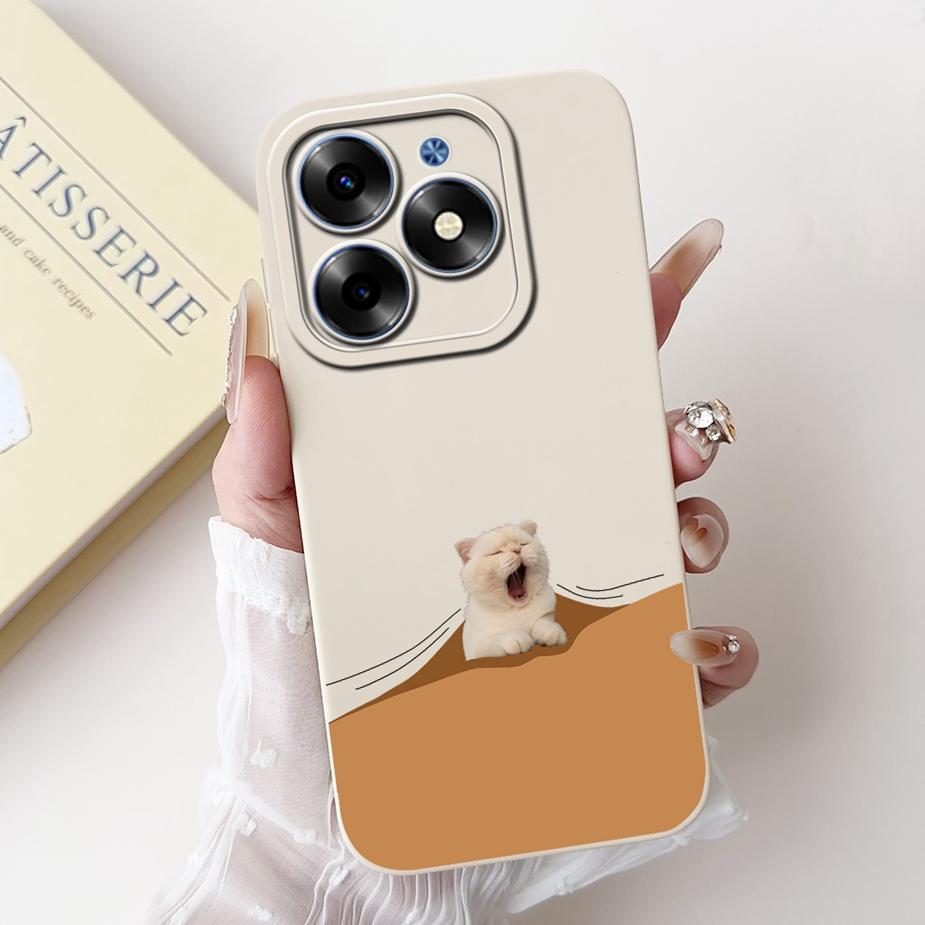 For Tecno Spark 20C Case Spark20 Pro KJ6 Cute Animals Carton Cover Soft TPU Phone Case For Tecno Spark 20 Pro Plus Spark20 Shell