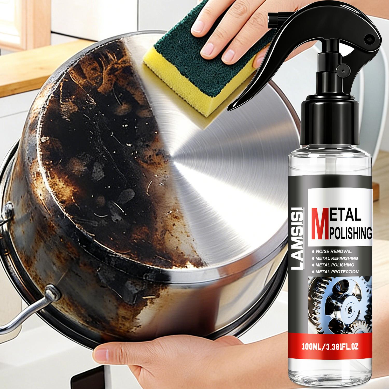 METAL POLISHING-Easily Dissolves Creasy Stains-Effortlessly Removes Grease And Grime-Fast Acting, Long Lasting Formula-100ml
