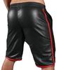 Biker Gym Unique Black Shorts 100% Genuine Stylish Boxer Leather Lambskin Men
