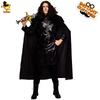 Halloween Men's Adult European Medieval Samurai Costume, Big Male Castle Knight Cosplay Costume