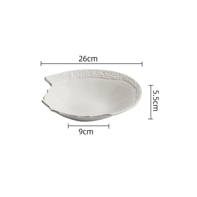 Creative Irregular Salad Bowl – Modern Dessert Bowl Tableware Decor